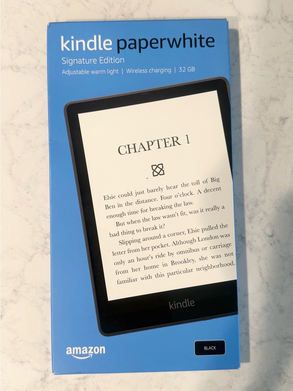 Amazon Kindle Paperwhite Signature Edition - Black
